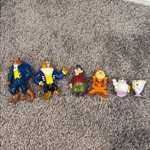 Beauty and the Beast Toy Figurine Partial Set